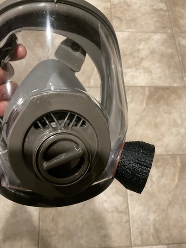 Gas mask adapter - gas,